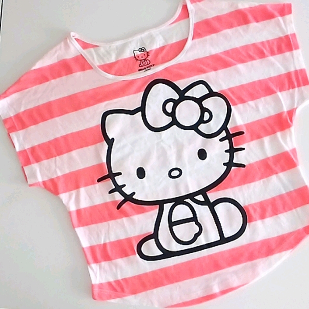 😺Hello Kitty😺 Striped Dolman Top
